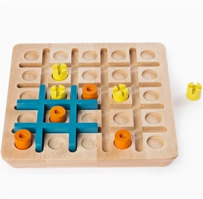 Tic Tac Classic Toe Brettspielset aus Holz