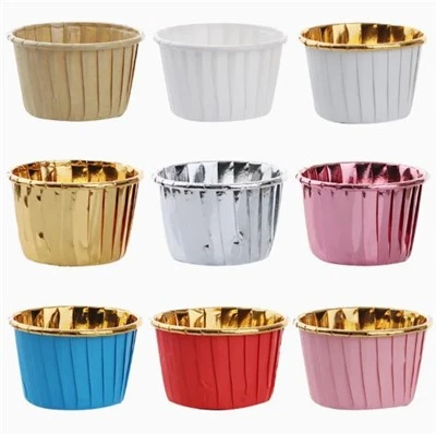 Einweg-Cupcake zum Backen aus Aluminiumfolie