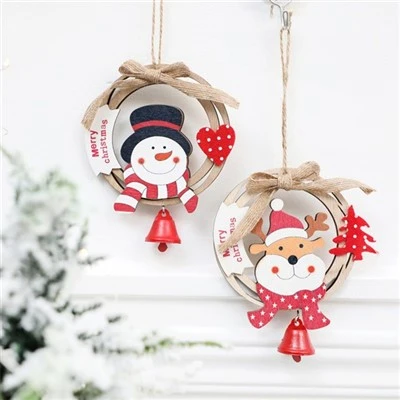 Weihnachtsbaumschmuck, Glocke, Türaufhängung, Ring, Zuhause, Party, Dekoration